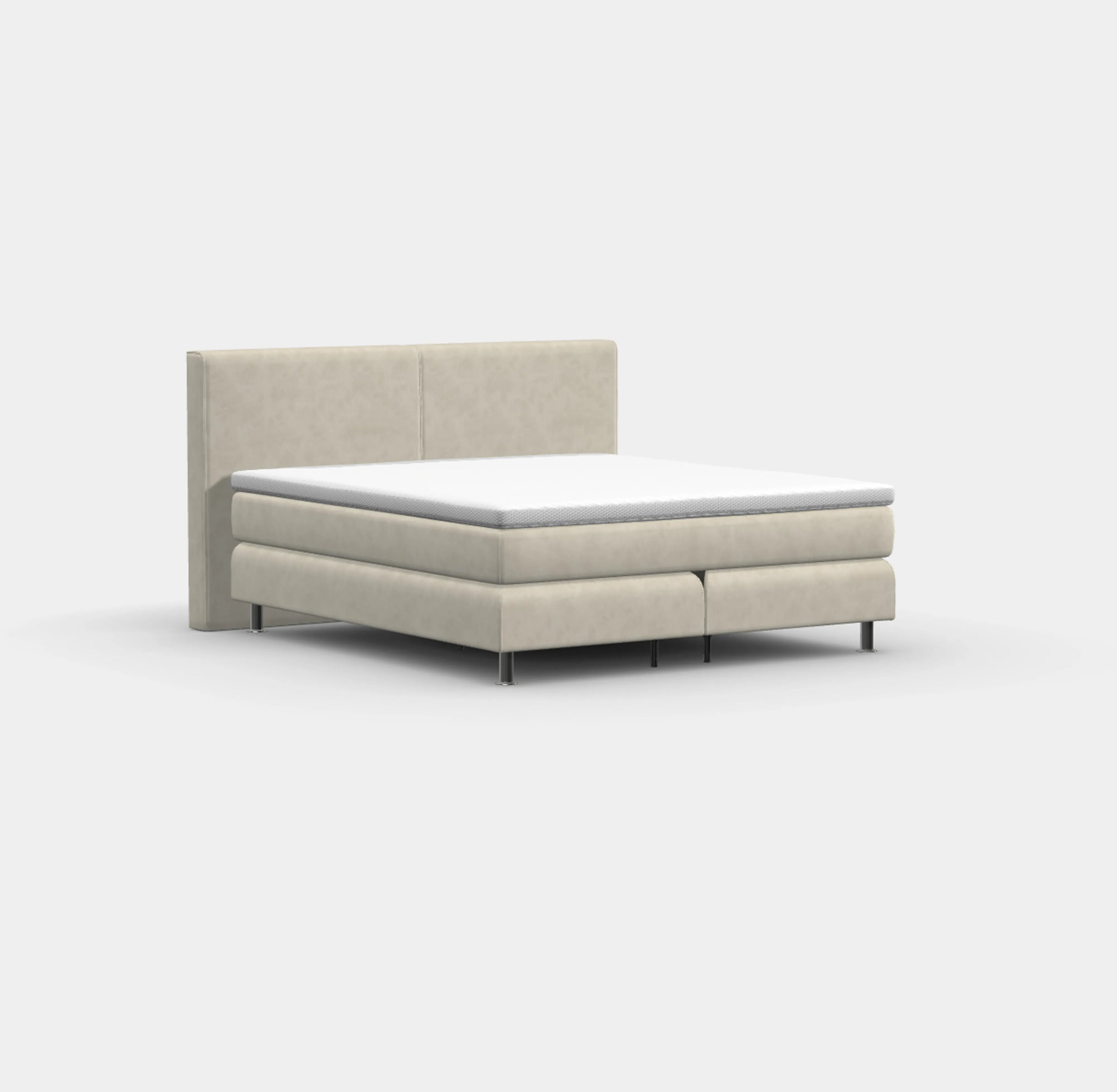 Boxspringbett für Dachschrägen – Stockholm ab 90 cm Kopfteil