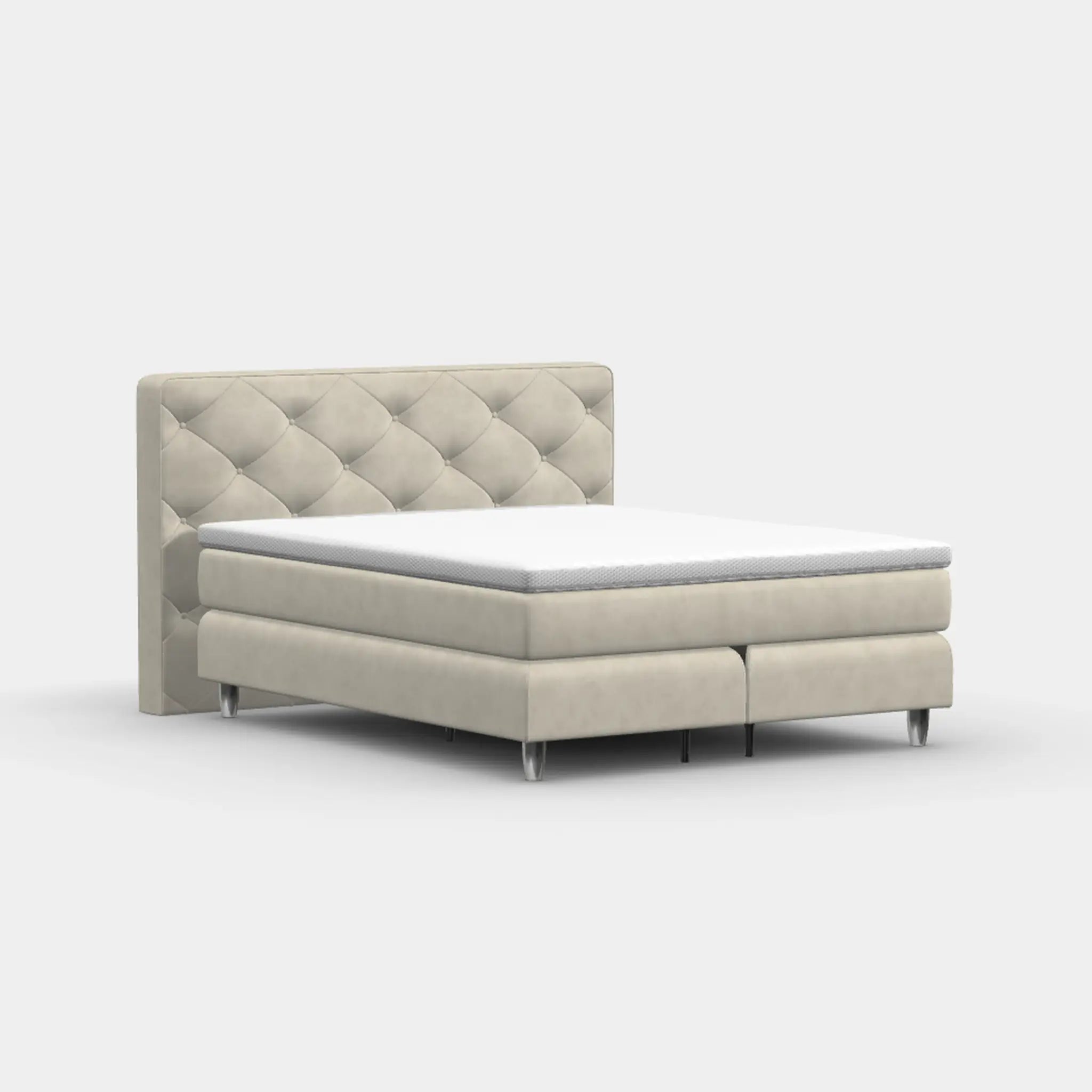 Boxspringbett 160 x 200 cm – York Button