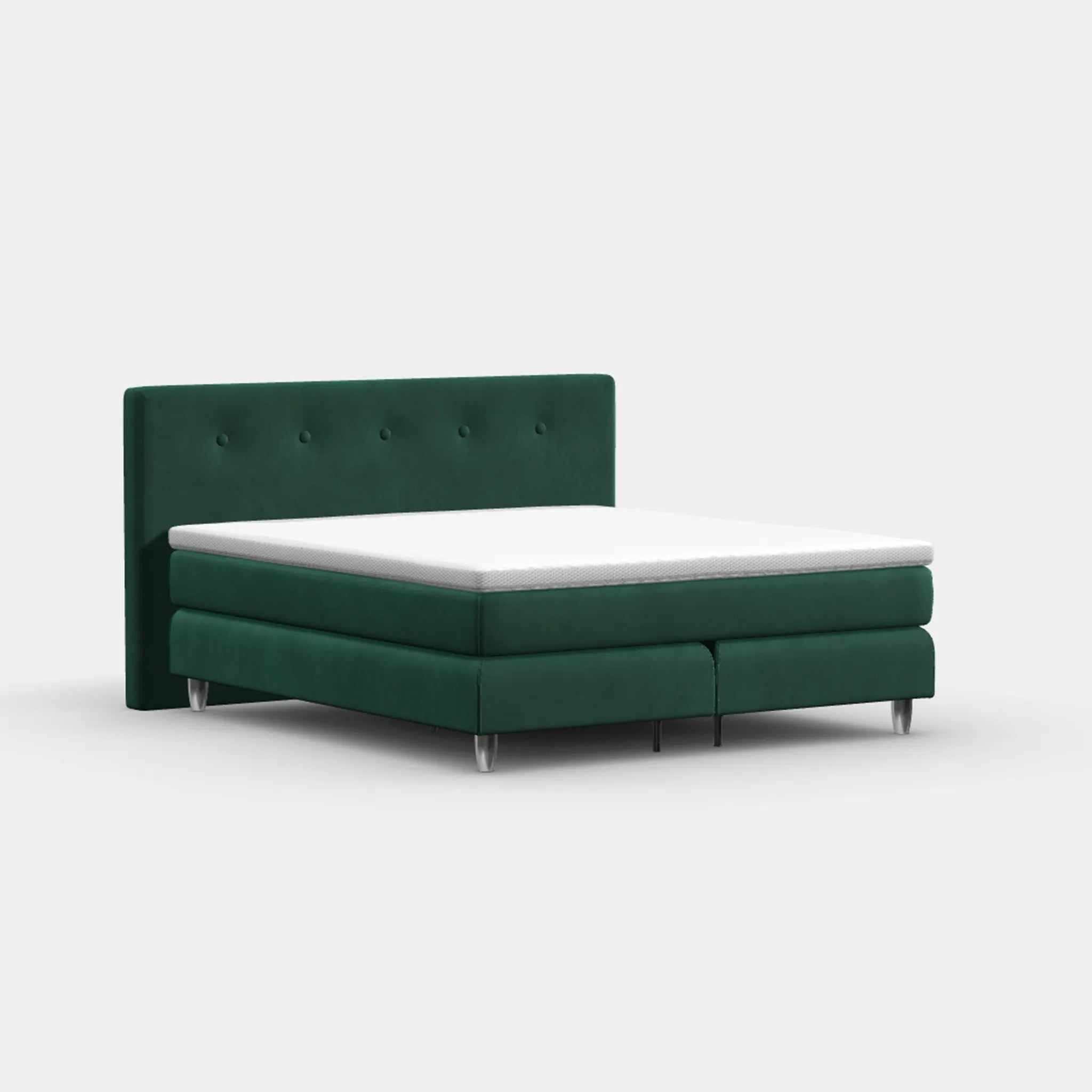 Boxspringbett für Dachschrägen – Manchester ab 90 cm Kopfteil