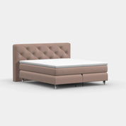 Boxspringbett für Dachschrägen – York Button ab 90 cm Kopfteil